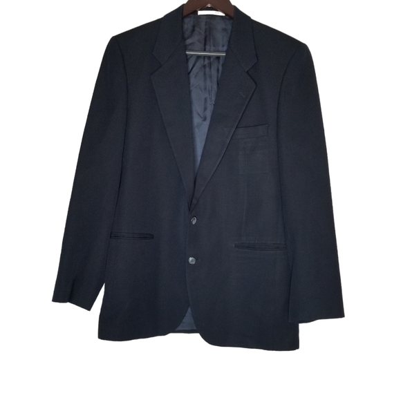 Yves Saint Laurent Other - Yves Saint Laurent YSL Blazer Suit Jacket Navy  Blue Sport Coat Men's  Wool